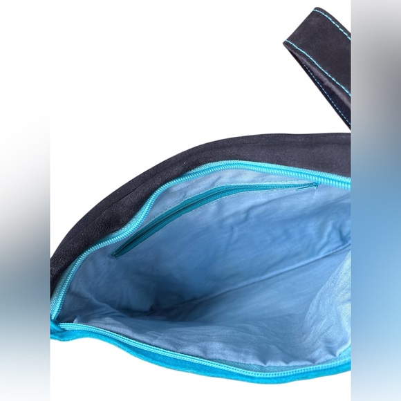 Agatha Ruiz de la Prada Vintage Suede Purse Handbag Shoulder Bag - Picture 5 of 9